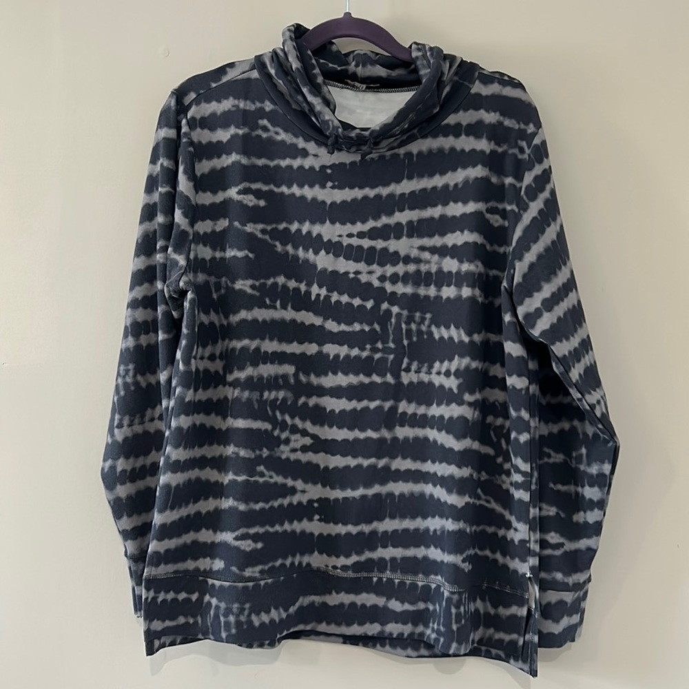 Crosby Abstract Cowl Neck Sweatshirt